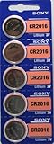 Sony Lithium 3V Batteries Size CR2016 (Pack of 5)