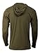 Jumpbox Fitness Raise The Bar - Military Green - Men's Barbell Weightlifting Workout Long Sleeve Triblend Hoody Shirt