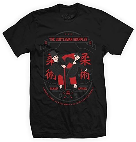 Newaza The Gentleman Grappler Tee - Black - S