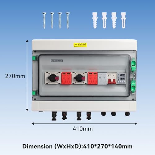 Surge Protection for Photovoltaic Systems - Solar Junction Box DC 1000V/AC 230V, Dissecting Switch Dc500V/Ac230V Distribution Box