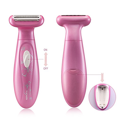 Women Shaver, [Newest Design] Cordless 3-Blades Electric Shaver/Trimmer/Razor Hair Removal for Women Removing Hair from Face, Leg, Armpit, Bikini Using Smooth Glide Technology(2pcs Batteries Included) - Thumbnail 3