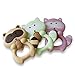 Baby Teething Toy by Babypeanut Binki The Raccoon Cute Baby Teether Toy Bpa Free Soft Silicone Teether For Babies Brown