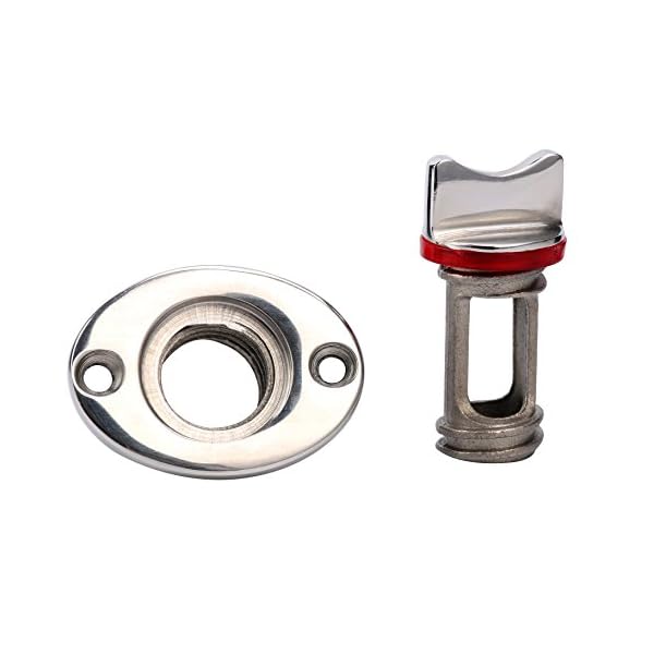 Amarine-made-Oval-Garboard-Drain-Plug-Stainless-Steel-Boat-Fits-1-Hole-Thread-for-34