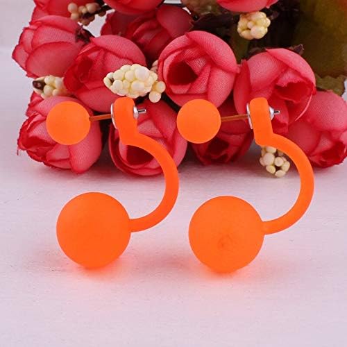 PAPPET Pearl Stud Earrings 9 Colors Unique Geometric Double Ball Studs Earring Double Side Pearls Earrings For Women & Girls Jewelry Valentine Gifts