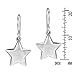 Simply Adorable Lucky Stars .925 Sterling Silver Dangle Earrings, 0.51x0.98 inch | Thanksgiving Earrings | Star Earrings