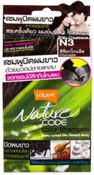LOLANE NATURE CODE COLOR SHAMPOO DYED HAIR CHOCOLATE 10 ML.
