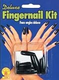 Rubie's Costume Co Dlx Fingernail Kit-Blk Costume