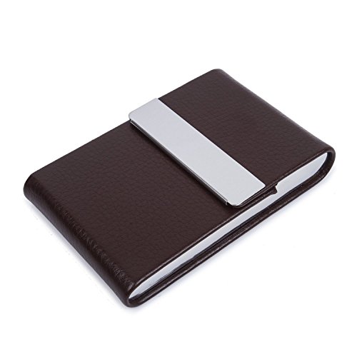 Business credit id card holder name card case pu leather stainles…
