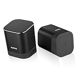Portable Bluetooth Speaker V2, Dual Wireless Speakers with True Wireless Stereo Technology, Strong Bass and Powerful Volume, Bluetooth 4.2 for iPhone, Echo, Android and More