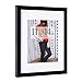 RPJC 11x14 Picture Frames Made of Solid Wood and High Definition Glass for Table Top and Wall Mount to Display Black 2 Pack