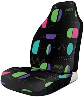 チャイルドシートカバー 車座席保護シート 不規則な幾何柄 チャイルドシート シートカバー 新発売 シートプロテクター 保護マット 車用カーシートカバー 座席保護 軽自動車 エプロンタイプ 滑り止め 通気性 ずれにくい 丸洗える