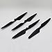 BTG 1SET(4PCS) Black Propellers and 1SET(4PCS) Brown Propellers - Compatible with H501S H501C Drone