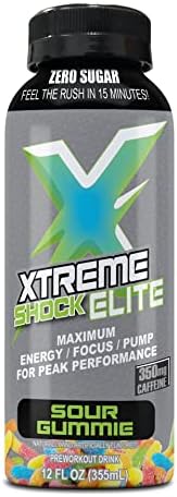 Nutrition Research Group (NRG), Xtreme Shock Elite, Sour Gummie, 12 Fl ...