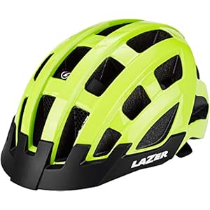 Lazer Compact Deluxe helm geel 2022 fietshelm