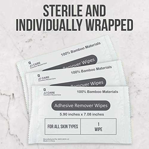 4 Premium+Adhesive+Remover+Wipes+Sting