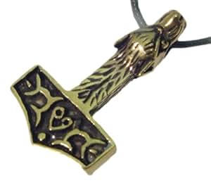 Thor's hammer necklace amazon Clearance