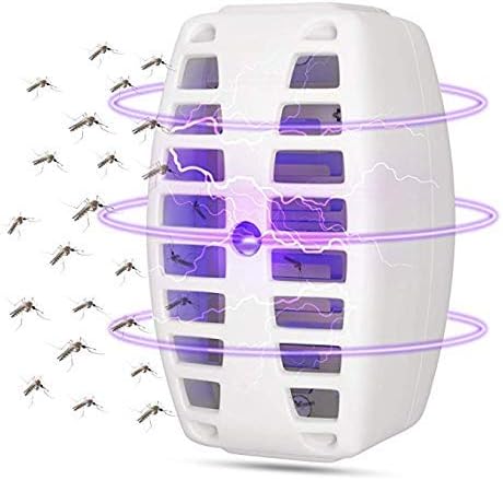 Tukear Plug Electronic Insect Killer, Power Portable Home Mosquito Trap with UV Light, Indoor Fly Gnat Pests Catcher Lamp, 08-Bug Zapper