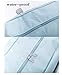 Travel Duffel Bag Lightweight Waterproof Large Capacity Foldable Handbag Storage Luggage Bag (Light Blue Waterproof)Foldable Travel Duffel Bag Packable Carry on Luggage Tote Bags Waterproof Large Size