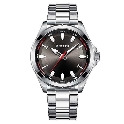 Relojes para hombre de cuarzo de negocios reloj de moda clásico reloj de banda de acero reloj Hombres