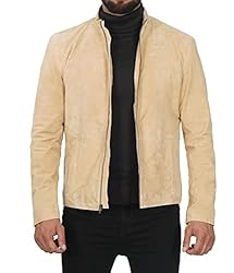 Decrum Suede Jacket Men - Brown Leather Jackets For