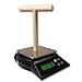 ZIEIS Digital Bird Scale | A63SS-NMP | Mounted Wooden T Perch | 1.0 Gram or 0.05 Ounce Accuracy | 3000 Gram or 96 Ounce Capacity | Stainless Steel Platform