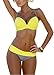 Bong Buy Women Push Up Halter Two Piece Padded Bikini Swimsuits Bandeau Bathing Suits
