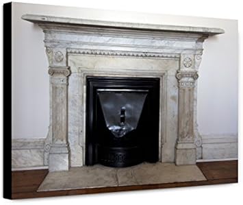 Amazon Com Classicpix Canvas Print 12x18 Fireplace View 1 U S