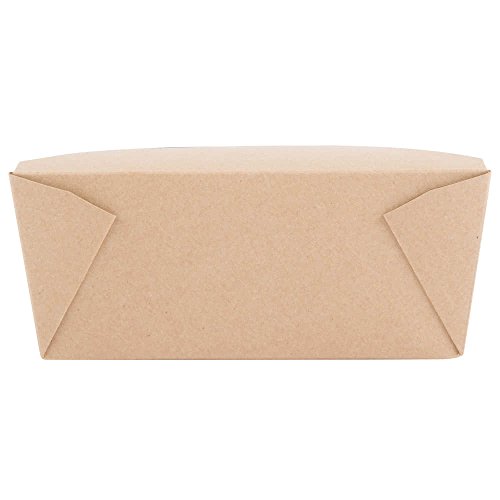 4 Disposable+Containers+Microwaveble+Folding+Natural