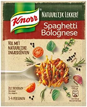 Bolognese Spicemix Knorr Mix Naturally Tasty Spaghetti Bolognese Total Weight 43 Grams Amazon Co Uk Grocery