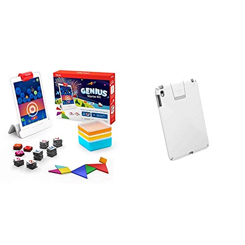 Osmo Genius Starter Kit for iPad (New Version) + Osmo iPad Case Bundle Problem Solving