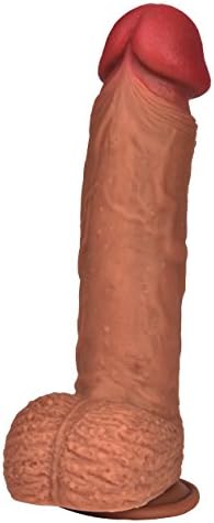 Anosmsh 9 inch Real Silicone Dildzero Bendable Ultra-Soft Men-Dicks-Toys with Powerful Suction Cup for Women and Gays Happy