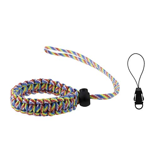 allzedream camera wrist strap pulsera de paracord ajustable para dslr binocular cell phone 