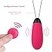 ZEMALIA Doris Vibrators Adult Sex Toys Remote Control Vibrating Silicone Bullet Egg USB Rechargeable Vibe Toy for Female Sex Wand Massager Sexual Wellness Discreet Packaging(Plum Red)