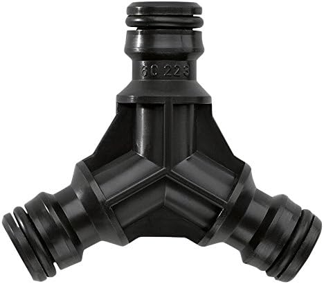Karcher 2.645-009.0 1.5 x 6.5 x 6.0 cm 3 Way Hose Connector - Black, 1.5x6.5x6.0 cm