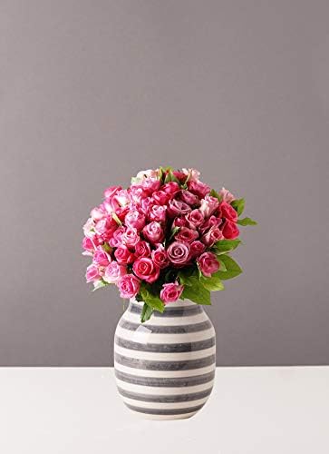 Hitohana ひとはな バラ グラスブーケ ダークピンク L 50本入 Omaggio オマジオ ベース