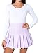 Promithi Women High Waist Pleated Mini Skirt Plus Size