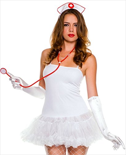 Music Legs Women's Nurse Accessory Kit, Red/White, One Size - Thumbnail 2