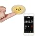 Spinner Fidget EDC ADHD Focus Toy Ultra Durable High Speed 2-6 Min Spins Precision Zinc Alloy (Gold)
