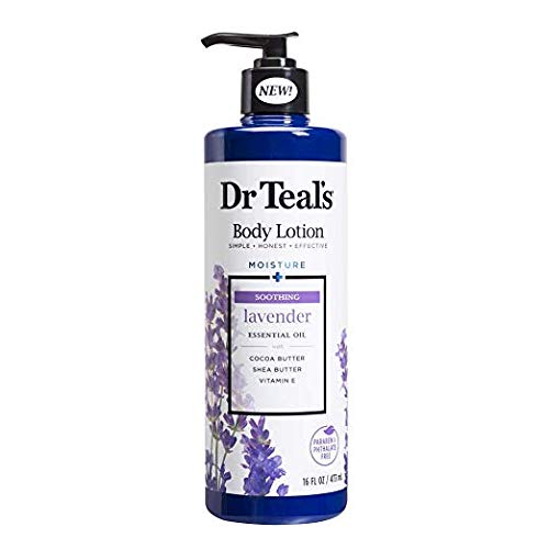 Dr Teal's Body Lotion Moisture plus Soothing Lavender, 16 fl oz Pack of 2