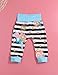 4Pcs Baby Girls Clothes Little Sister Long Sleeve Romper+Striped Long Pants+Hat