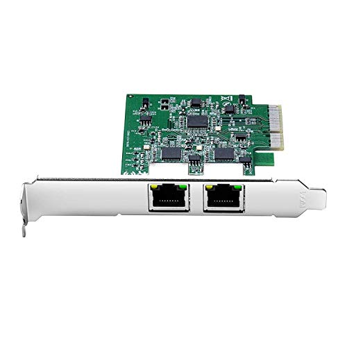 IIEasy Gigabit PCI Express Network Card - PCIe Ethernet Server Adapter Card - Dual RJ45 Port Gigabit Network Nic 10/100… - Image 2