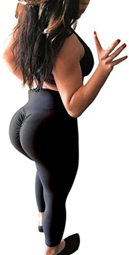 OOEOO Fashion Leggings, Fitness Capris Gym Running Yoga High Waist Athletic Pleated Pants