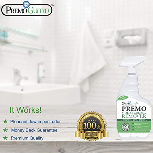 Mold & Mildew Remover - Professional Spray Cleaner & Stain Eliminator - Natural Product - Safely Removes Dirt, Moss & Algae - Kitchen/Bathroom/Shower/Tile/Grout/Vinyl Siding/Wood Decking/Boat - 32 oz - Thumbnail 6
