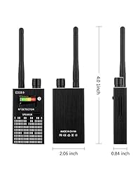 CaGuan   Detector de señal RF inalámbrico antiespía para cámara oculta (ultra alta sensibilidad) para cámara oculta GSM dispositivo de escucha GPS radar escáner de radio, lector de señales inalámbricas