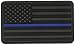 5ive Star Gear US Flag Morale Patch with Blue Stripe, Black/Blue, One Size