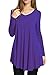 HOTOUCH Women's Flare Hem Tunic and Long Sleeve V-Neck Tunic Tops