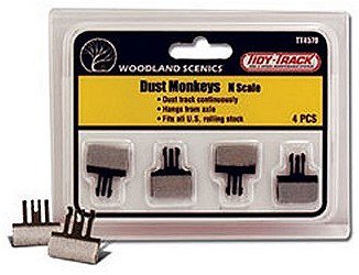 WOODLAND SCENICS TT4570 Tidy Track Dust Monkeys N WOOU4570
