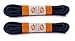 OrthoStep Round Dress Thin Navy 30 inch Shoelaces 2 Pair Pack