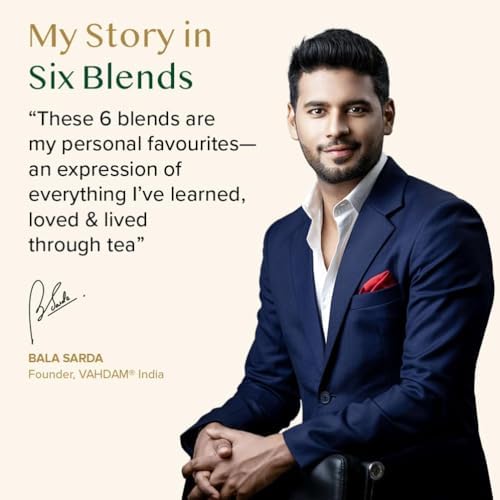 , Founder's Selection - Surtido De Té, Caja De Regalo De Té (6 Sabores, 36 Bolsas) Caja De Infusión De Té Con Variedad De Tés | Cajas De Regalo De Té