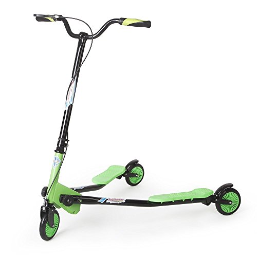 AODI 3 Wheels Scooter Swing Motion Speeder Foldable Kickboard Scooter Air Push Slider Wiggle Scooter Over 7 Year Older - Multiple Colors